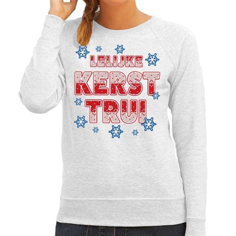 Foute Kersttrui Sweater Lelijke Kerst Trui Grijs Voor Dames Voor