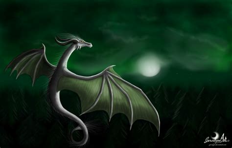 Peaceful Dragon Night By Gewalgon On Deviantart