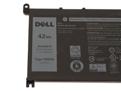 Original YRDD6 Laptop Battery Compatible With Dell Inspiron 5485 5491