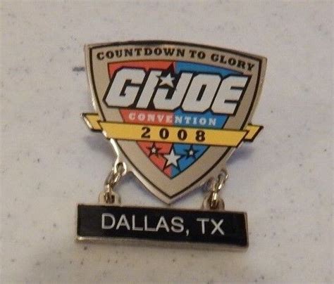 Gi Joe 2008 Pin Cobra Headhunters Countdown To Glory Convention Set