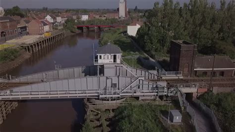 Selby Railway Swing Bridge Drone Photos House Styles Railway