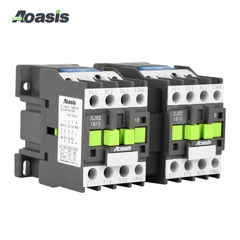 Aoasis Cjx2 18n Magnetic Contactor 18A 3 Pole 3 Phase Interlock