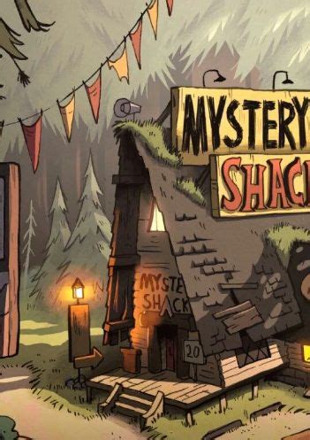 Quadro E Poster Cabana Do Misterio Gravity Falls Quadrorama Queda