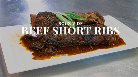 Sous Vide Short Ribs Recipe Vacmaster