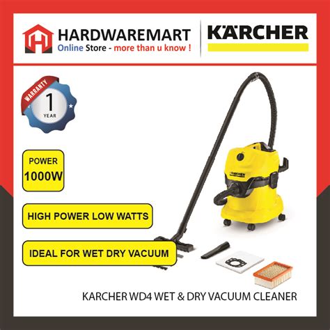 Karcher WD4 Wet Dry Vacuum Cleaner Karcher Vacuum Cleaner