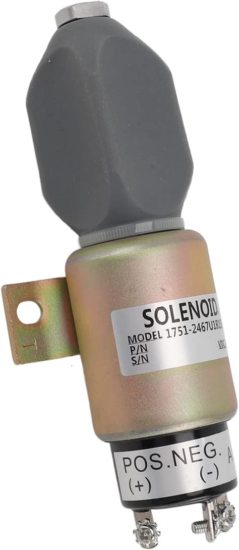 Fuel Stop Solenoid Valve Iron 1751 2467U1B1S5A Easy Installation