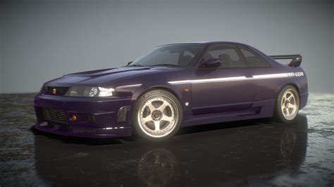 1995 Nissan Skyline R33 Nismo 400r 3d Model By S0h1o9b S0h1o9b