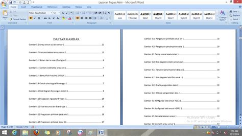 Cara Membuat Daftar Isi Daftar Gambar Daftar Tabel Otomatis Pada Makalah Tugas Akhir Dan Skripsi