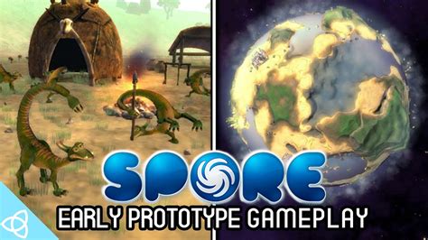 Spore Early Prototype Gameplay Beta And Cut Content Youtube