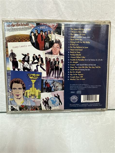 Huey Lewis And The News Greatest Hits Cd Ebay