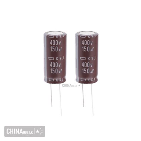 150uf 400v Electrolytic Capacitor 2 Pcs Pack Chinahub Lk