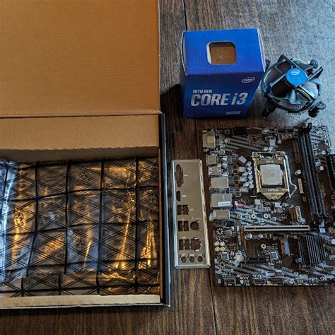 COMBO - Intel Core i3-10100 Processor/CPU with MSI H410M-A PRO mATX