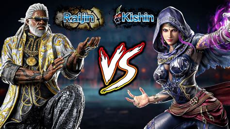 Tekken Leroy Smith Raijin Vs Zafina Kishin Online Rank Match