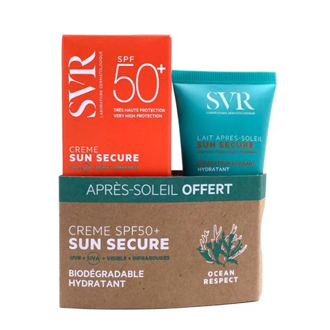 Svr Sun Secure Cr Me Hydratante Spf Ml Lait Apr S Soleil Ml