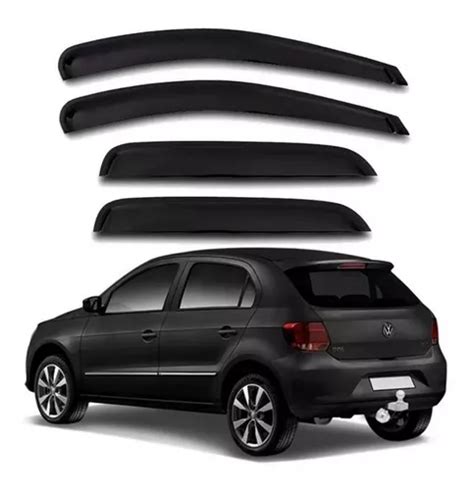 Calha De Chuva Volkswagen Gol G Defletor Fume Parcelamento