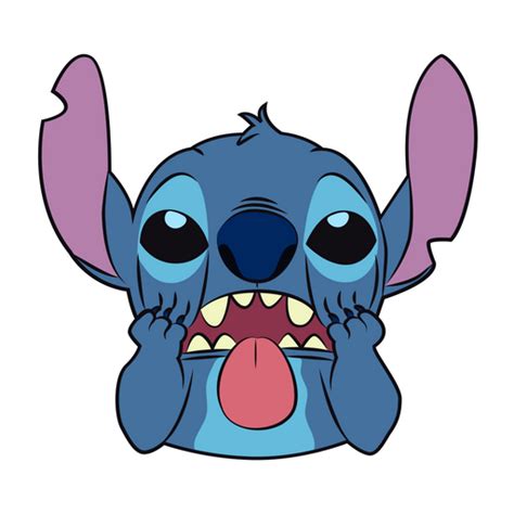 Stitch Making Faces Sticker - Sticker Mania