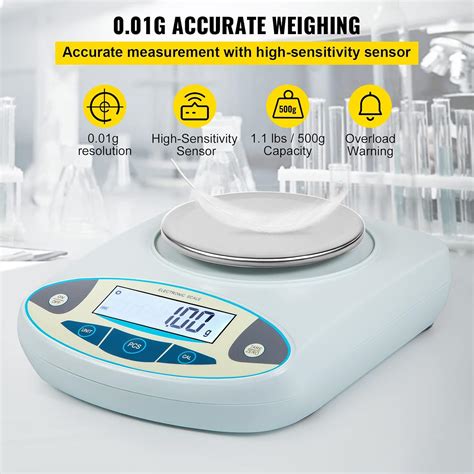 Vevor Balanza Anal Tica De Laboratorio Oz X Oz De Precisi N Escala De Laboratorio De Alta