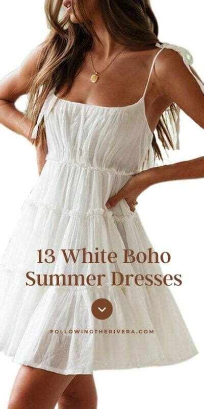 White Boho Dress Sizzling Sexy Summer Styles