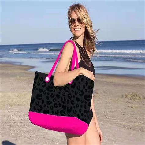 Rubber Beach Bag Bogg Style Hole Waterproof Durable Open Silicone Tote ...