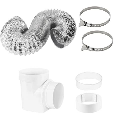 Buy Funmit Silver Dryer Vent Hose Kit 4 In Diameter By 8 Ft Length