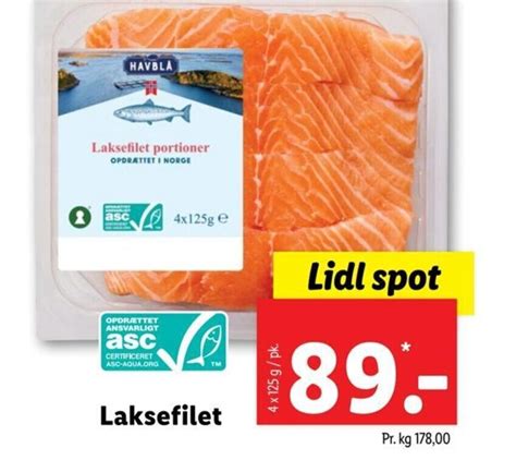 Laksefilet Tilbud Hos Lidl