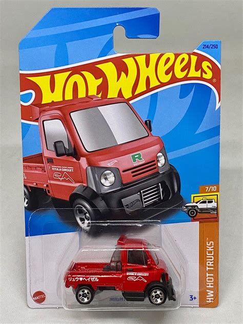 Hot Wheels Mighty K Red Ryu Asada International Racing Course Ryula Circuit Pickup Suzuki Carry