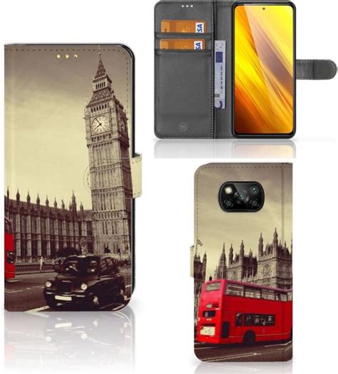 Mobiel Bookcase Xiaomi Poco X3 Poco X3 Pro Smartphone Hoesje Londen