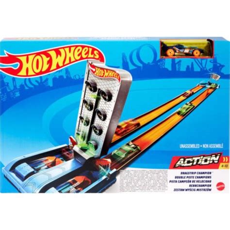 Hot Wheels Dragstrip Champion Playset GBF82 Where Every Smile Counts