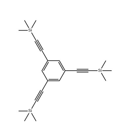 Cas No Tris Trimethylsilyl Ethynyl Benzene