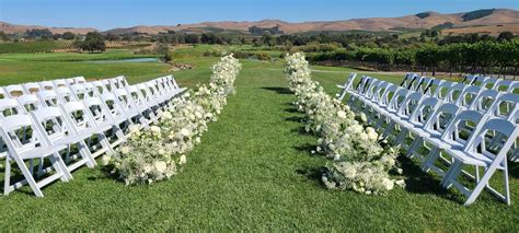 Custom Wedding Ceremony Flowers Sonoma And Napa Wine Country Weddings