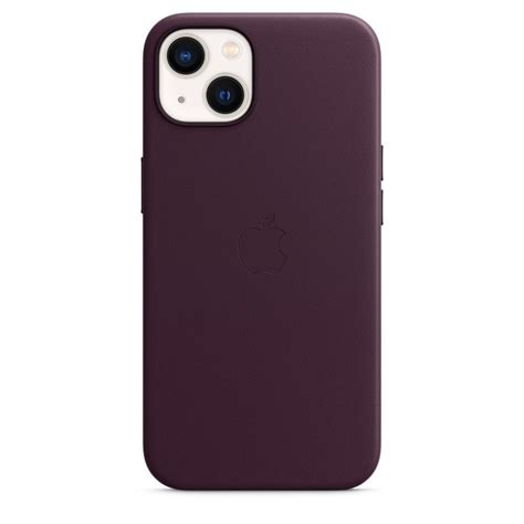 Coque En Cuir Apple IPhone 13 Pro Max Magsafe Cuir Mauve Back Market