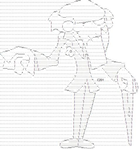 Ascii art character - gemsfity