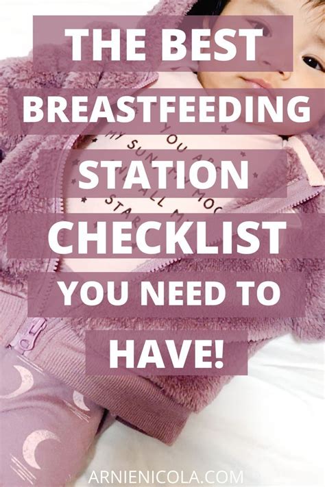 Breastfeeding Station Checklist Artofit