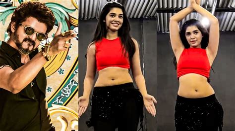 Krithi Shetty S Belly Dance For Arabic Kuthu Thalapathy Vijay