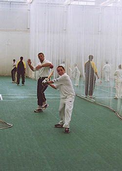 The Glamorgan Captain Demonstrates Good Footwork During The Matthew