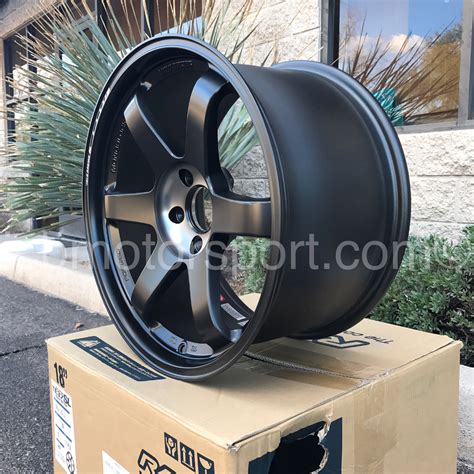 Rays Volk Racing Te37sl Black Edition Ii Super Lap Wheels 18x10 5x1143