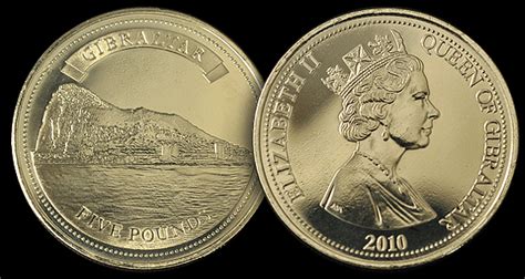 2010 £5 Gibraltar coin | Gibraltar Philatelic Bureau