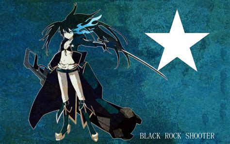 Papel De Parede Meninas Anime Black Rock Shooter Series Fundo