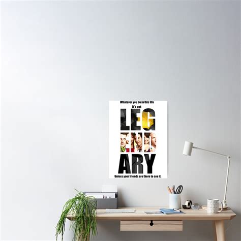 "Legendary" Poster by TheTwinBorn | Redbubble