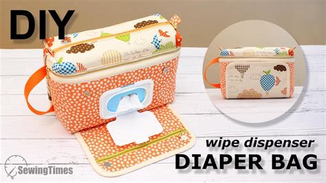 Diy Diaper Bag How To Make A Baby Bag With Wipe Dispenser