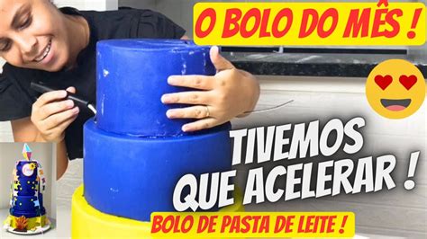 BOLO MUNDO BITA JUNINO COBERTURA DE PASTA DE LEITE O Bolo Mais