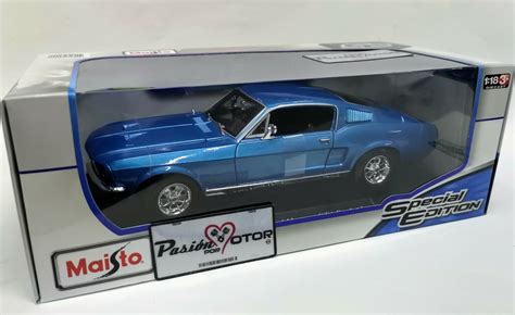 Ford Mustang Gt A Fastback Azul Maisto Special Edition