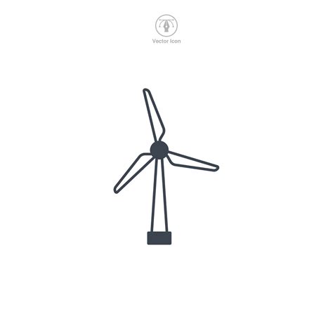 Wind Turbine Icon Symbol Vector Illustration Isolated On White Background 38440967 Vector Art At