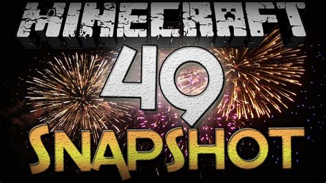 Minecraft Snapshot 12w49a Fireworks Book Enchanting And More