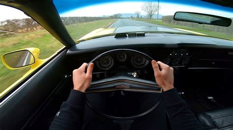 Driving The 1972 Ford Mustang Mach 1 302 V8 Auto POV Driving