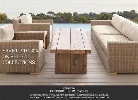 Restoration Hardware Outdoor Furniture Outdoor Furnishings