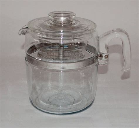 Vintage Pyrex Coffee Pot Vintage Glass Pyrex Coffee Pot Nine Cup Corningware Vintage