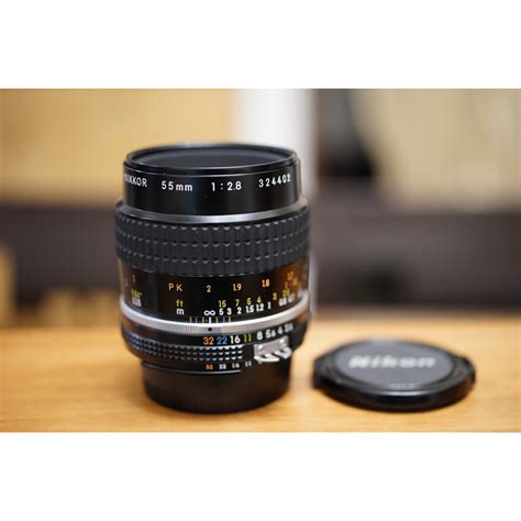 43％割引ブラック系ニコンfマウント【激安】 ★整備実写品 ニコン Micro Nikkor 55mm F28 Ai S★ レンズ単焦点