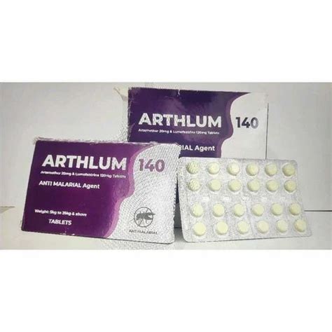 140 Mg Artemether Lumefantrine Tablet At Rs 600 Box In Valsad ID