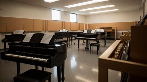 Premium AI Image | A Photo of a Music Classroom with Instruments and ...